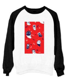 Bluza Unisex cu maneci raglan - Tireless Owls