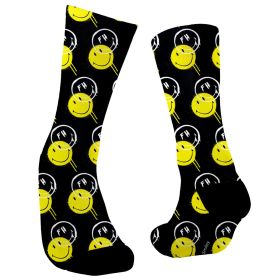 Freshhoods x Smiley® Multi Pattern Black Socks