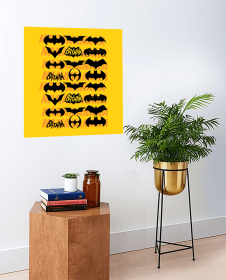 Sticker perete - Batman Pattern