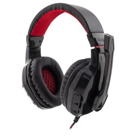 Casti Gaming White Shark GHS-1641 Panther Black & Red