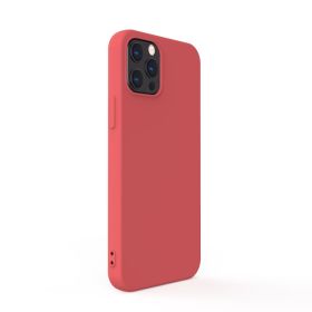 Husa iPhone 12 / 12 Pro Lemontti Silicon Soft Slim Santa Red