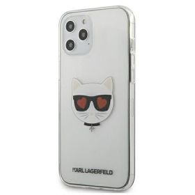 Husa iPhone 12 Pro Max Karl Lagerfeld Silicon Colectia Choupette Transparent