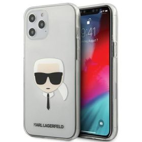 Husa iPhone 12 Pro Max Karl Lagerfeld Karl's Head Transparent