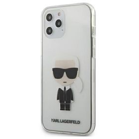 Husa iPhone 12 Pro Max Karl Lagerfeld Colectia Ikonik Transparent