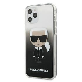 Husa iPhone 12 / 12 Pro Karl Lagerfeld Colectia Gradient Ikonik Negru