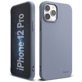 Husa TPU iPhone 12 / 12 Pro Ringke Air S Ultra-Thin Albastru Gri