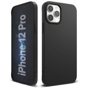 Husa TPU iPhone 12 / 12 Pro Ringke Air S Ultra-Thin Negru