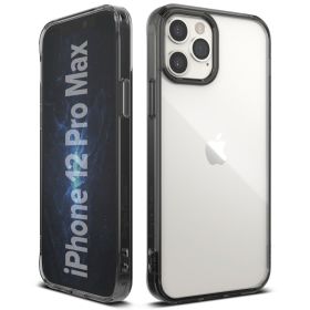 Husa TPU Bumper iPhone 12 Pro Max Ringke Fusion PC Gri