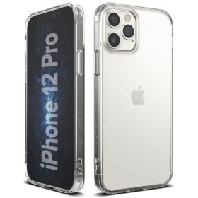 Husa TPU Bumper iPhone 12 / 12 Pro Ringke Fusion Matte PC Transparent