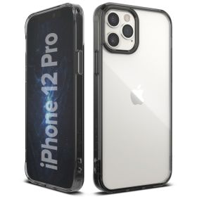 Husa TPU Bumper iPhone 12 / 12 Pro Ringke Fusion PC Gri