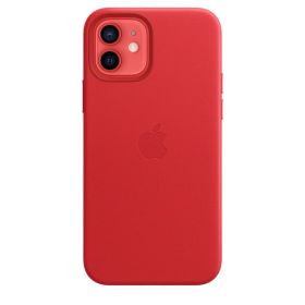 Husa Original iPhone 12 / 12 Pro Apple Leather, MagSafe, Red