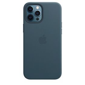  Husa Original iPhone 12 Pro Max Apple Leather, MagSafe, Baltic Blue