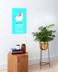 Sticker perete - Love Unicorns