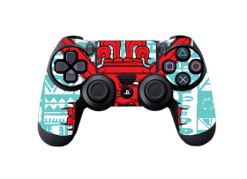 Skin PS4 Dualshock Controller - Red God