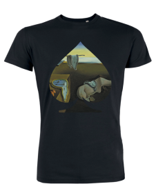 Tricou de barbati negru - Spades of Dali