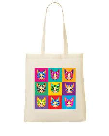 Tote bag - Cat Pop art