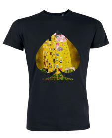 Tricou de barbati negru - Spades of the Kiss