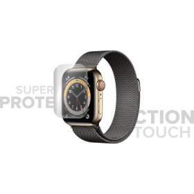 Folie protectie smartwatch Apple Watch 6 44mm TPU Recovery Clear Super TOUCH, plus 5 bucati de rezerva