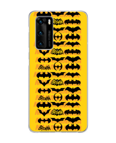 Batman Pattern - Huawei P40 Carcasa Transparenta Silicon