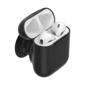 POPGRIP® AirPods Holder Black, Accesoriu de telefon original PopSockets®