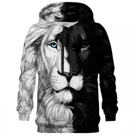 Hanorac Full Print - BW Lion Hoodie