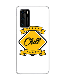 Chill Badge - Huawei P40 Carcasa Transparenta Silicon