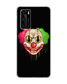 Crazy Clown - Huawei P40 Carcasa Transparenta Silicon