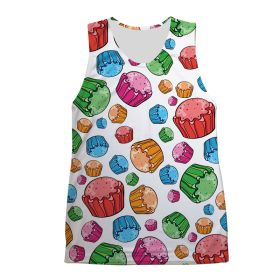 Maiou jersey baschet, unisex - Cupcake Pattern