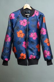 Geaca bomber ”FLOWERS” Pier Cardel x Geanina Punkosti