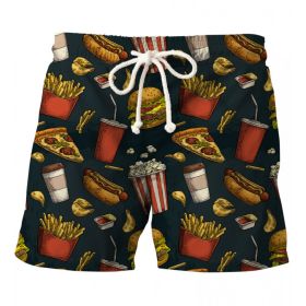 Sort de inot Full Print - Fast Food Swim Shorts