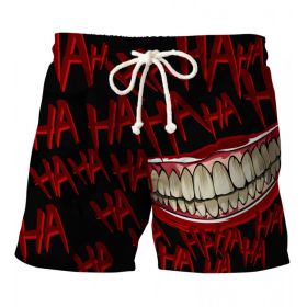 Sort de inot Full Print - Hahaha BLACK Swim Shorts