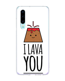 I Lava You - Huawei P30 Carcasa Transparenta Silicon