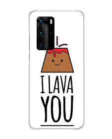 I Lava You - Huawei P40 PRO Carcasa Transparenta Silicon