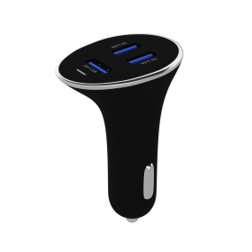 Incarcator auto cu 3 porturi USB 6.3 A Super TOUCH, negru