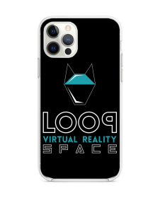 Carcasa Telefon Silicon Transparent - LOOP-Black-iP12 Pro