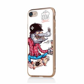 Carcasa Telefon Silicon Transparent - CoonOne Rad the Wolf-iP XS Max