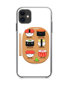 Sushi - iPhone 11 Carcasa Transparenta Silicon