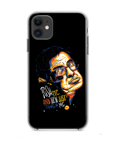 Stephen Hawking - iPhone 11 Carcasa Transparenta Silicon