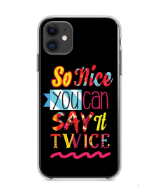 So nice - iPhone 11 Carcasa Transparenta Silicon