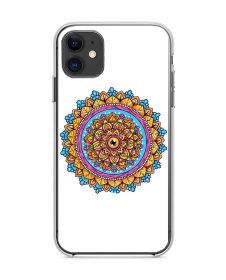 Radiant Mandala - iPhone 11 Carcasa Transparenta Silicon