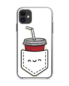 Pocket Soda - iPhone 11 Carcasa Transparenta Silicon