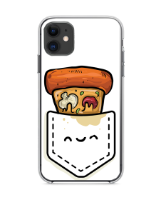 Pocket Pizza - iPhone 11 Carcasa Transparenta Silicon