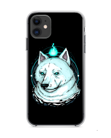 Lone Wolf - iPhone 11 Carcasa Transparenta Silicon