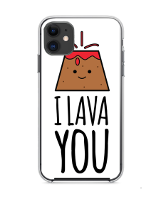 I Lava You - iPhone 11 Carcasa Transparenta Silicon