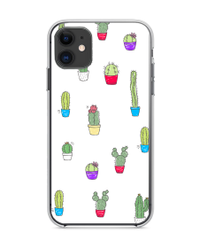 Cactus 2 - iPhone 11 Carcasa Transparenta Silicon