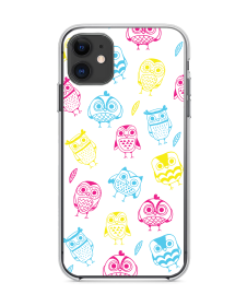 Sweet Owls - iPhone 11 Carcasa Transparenta Silicon