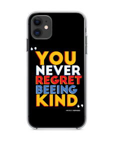 Be Kind - iPhone 11 Carcasa Transparenta Silicon