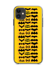 Batman Pattern - iPhone 11 Carcasa Transparenta Silicon