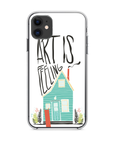 Art is Feeling 2 - iPhone 11 Carcasa Transparenta Silicon