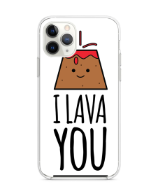 I Lava You - iPhone 11 Pro Max Carcasa Transparenta Silicon